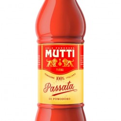 Mutti - Passata di Pomodoro 100% Italiano, 6 x 700g