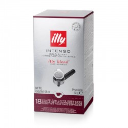 Illy - Intenso 100% Arabica, e.s.e pod, 18x χάρτινες ταμπλέτες καφέ